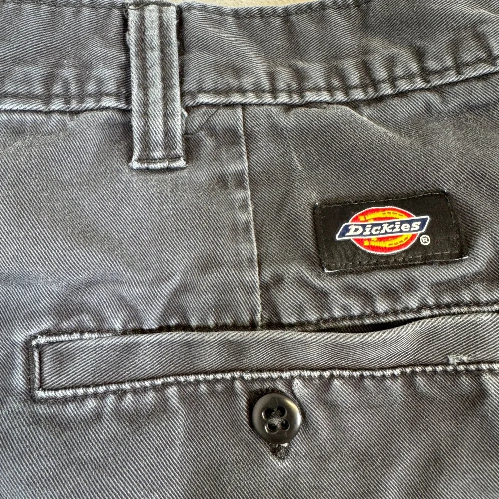 Dickies Mens Cargo Pants Faded Black Distressed Workwear Utility Trousers 41